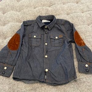 Jean Bourget denim shirt size 24 mths